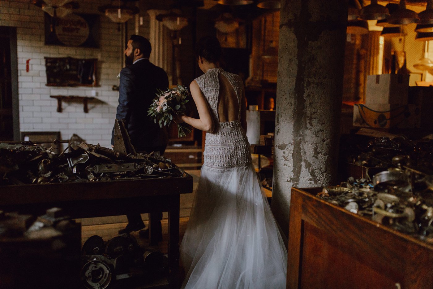 Architectural Artifacts Wedding by Megan Saul Photography