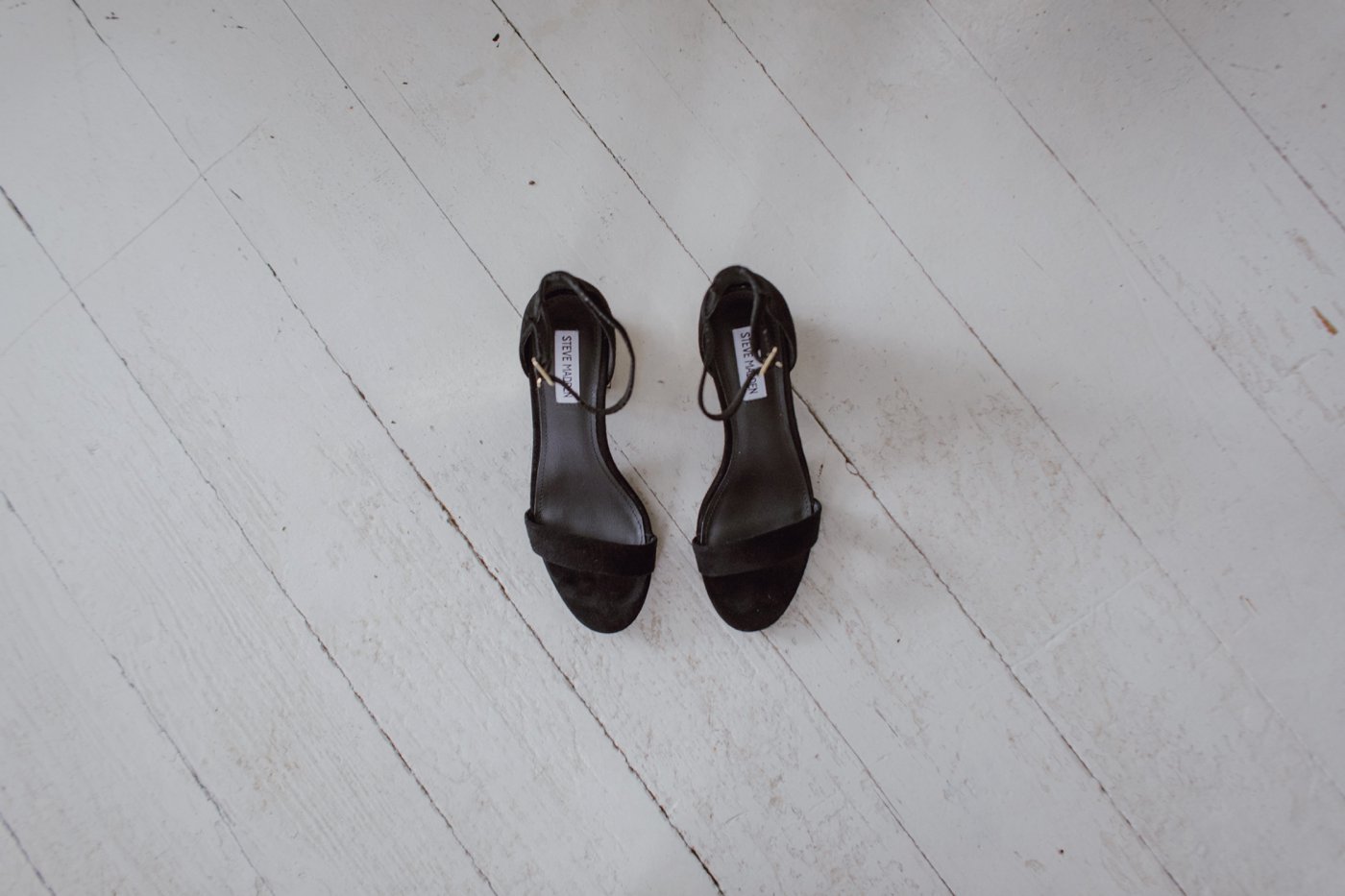 black high heels