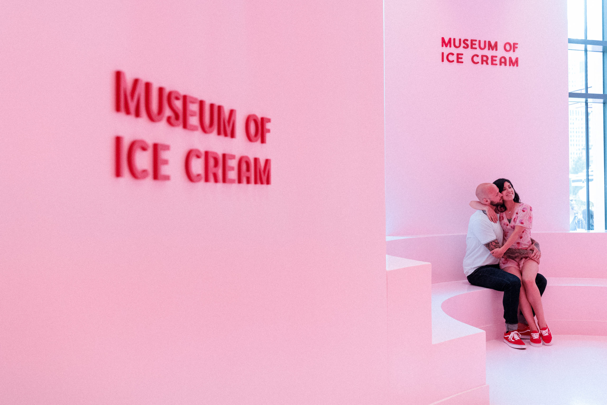 Couple at The Museum of Ice Cream Chicago